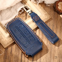 레이덴 제네시스 핸드메이드 키케이스 G70 G80 GV70 GV80 키케이스, 블루, 6버튼