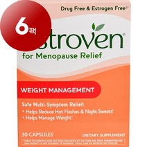 Estroven 에스트로븐 메노포즈 릴리프 웨이트 매니지먼트 30캡슐, 6팩