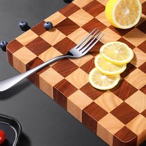 PTNL 나무도마 플레이팅 엔드그레인 원목도마 위생도마 캄포도마 바둑판 방수매트 증정