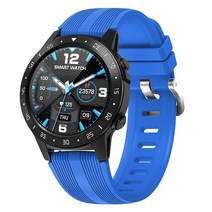 Northedge GPS 스마트워치 스포츠 위치추적 등산 트레킹 GPS 시계 전화 스마트 폰 방수 심박수 나침반 고도 시계, Blue