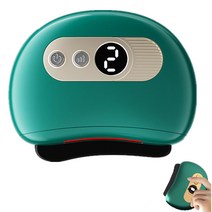 괄사마사지 괄사마사지기 얼굴마사지기구 미세전류 진동 가열 USB 무선 충전 다기능, green