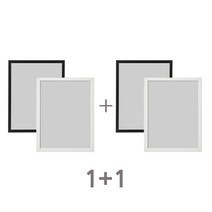 이케아 FISKBO 피스크보 액자 30x40cm 1+1, 블랙