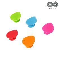에이블팩토리 실리콘 피부사랑 클렌징브러쉬 솔 세안 세수, 1개, 초록