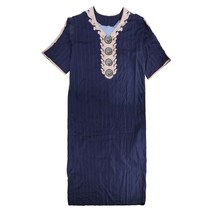 인쇄 된 무슬림 드레스 로브 로브 남자 긴 소매 셔츠 kaftan thobe 로브 가운
