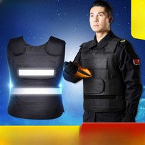 방검복 조끼 호신용 경비원 아파트 흉기 위협 괴한, 블랙 오리지널 재킷  라이너x, 1개