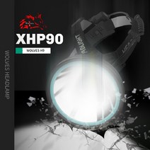 챔스토어 해루질 IR센서 10000루멘 울브스 XHP90 H9헤드랜턴 [본품], 본품