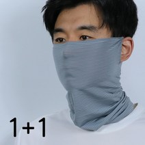 1+1 귀걸이 멀티 쿨 넥워머 스카프 목토시 자외선차단 여름 골프 안면 마스크 여성 여자 남성 남자 햇빛 가리개 자전거 오토바이 스포츠 목폴라 쿨러, 네이비, 네이비