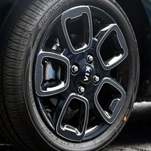 (카라멜) 더뉴 레이 15인치 튜닝 휠스티커 데칼 랩핑 보호 필름 커버 스크래치방지 몰딩용품, 15인치_유광헤어라인실버