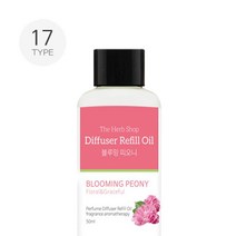 더허브샵 방향제 디퓨져 리필오일 50ml 19종 *&^%3152354EA, 자몽