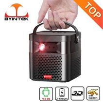 BYINTEK-U70 충전식 스마트 3D 300 인치 안드로이드 WiFi 휴대용 1080P LED DLP 미니 프로젝터 풀 HD 4K 시네마 스마트폰, UFO U70 Pro