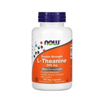 나우푸드 엘 테아닌 더블 스트렝스 200mg 베지캡슐 120개입 L-Theanine Double Strength