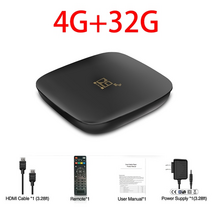 스마트 tv박스 셋톱박스 와이파이 안드로이드2022 새로운 스마트 TV 박스 D9 안드로이드 10.0 셋톱 2.4G 5G, 03 4g 32g