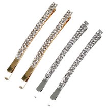 머리핀 라인스톤 큐빅 소녀 머리띠 엣지 클립, 17 가위 + 피쉬테일 투피스 세트