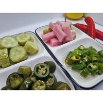 국내산 수제 야채 할라피뇨 오이 청양고추 피클, 수제야채피클500g