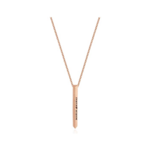 마리아꾸르끼 마리아꾸르끼 모던 앤 베이직 오브제 실버핑크 지오메트리스틱 목걸이 KNSSVP13021S