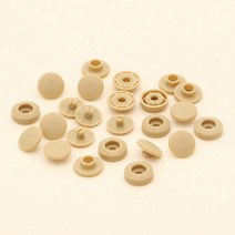 아일렛 스냅&똑딱단추 티단추 와샤_사이즈&컬러, 13mm_베이지, 8. 원터치 T단추
