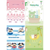 펜피아 700 초등노트 그림일기 단면 초등공책 1권 일기장, 여아용(분홍)