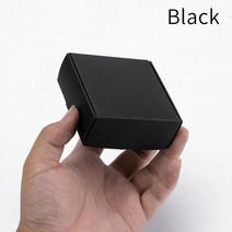 선물상자 리본 포장박스 블랙 판지 비누 맞춤형 크기 로고 인쇄 지원, 19.Black - 10pcs-18x10x6cm