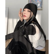 [당일배송]노제 골지 숏 비니