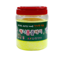 한국칼라 폼클레이 버켓, 1개, 형광노랑