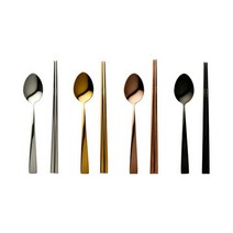 라페스타 커트러리 수저세트 유광 4colors, 로사
