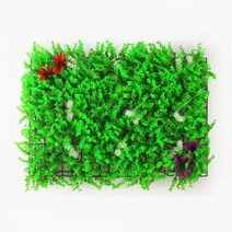 요비월드 풀꽃 벽장식 인조잔디 60X40CM 테라스인테리어 베란다꾸미기 화단꾸미기