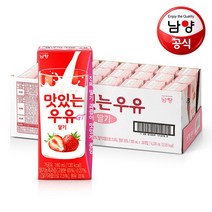 남양유업 맛있는우유GT 딸기 멸균우유 180mlx24팩, 24팩, 180ml