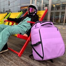 FREELIFE 스키 부츠 가방 대용량 세련된 백팩 IF-452, 버건디-212