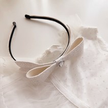 안이클로젯 여아헤어밴드 큐빅리본 머리띠