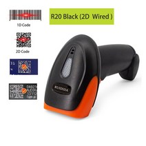바코드 스캐너 qr 큐알 코드 인식 택배 식당 스캔 Bluetooth 무선 2D Wi, r20 2d 유선 블랙