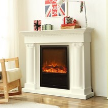 벨라까사 비올라전기벽난로(온풍기), 기본색상, 릴리장식장+비올라전기벽난로(온풍기)