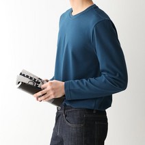 베러투데이 남성 골프웨어 상의 긴팔 세미 기모 라운드 2컬러