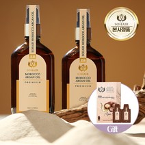 쏘헤어 모로코아르간헤어오일 프리미엄 헤어에센스 100ml 2병 + 한달패키지 48ml, 프리미엄 100ml 2병