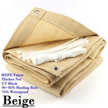 접이식어닝 테라스어닝 수동어닝 맞춤형 두꺼운 차양 그물 정원 퍼걸러 태양 가리개 자외선 방지 그늘 패브릭 자동차 천막 야외 음영 항해 그늘막, Beige+3x3m