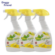 반려 동물용 강아지 탈취제 내츄럴 500ml x3개 애견, 1