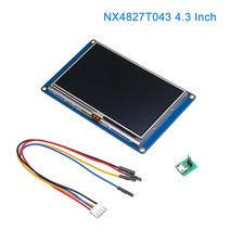Nextion-NX4827T043 4.3 인치 HMI 지능형 스마트 USART 시리얼 터치 TFT LCD 화면 모듈 디스플레이 패널, 한개옵션0
