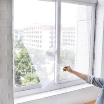 기타 붙이는 창문 모기장 벨크로 방충망 130x150, 단품