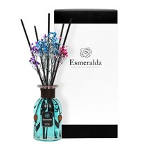 에스메랄다 디퓨저 300ml 감성선물 답례품 플라워 생화 안개꽃 선물세트 디퓨저, 아쿠아 블루_에디션 1set