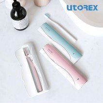 유토렉스 퍼펙트케어 충전식 휴대용 UV-C 칫솔살균기, 핑크, 상세페이지 참조