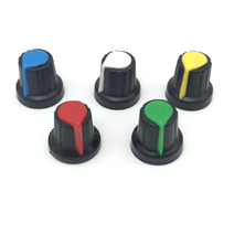 (당일배송) 가변저항 노브 손잡이 직경 15mm 높이 17mm 내경 6mm Potention Meter Knob, 흰색
