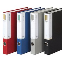 문화산업 이코노웹 합지 3공 D링바인더 A4 3cm B848-71, 흑색, 1개