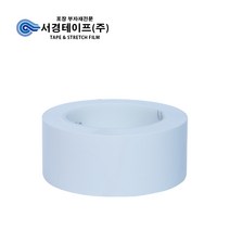 서경테이프 바닥라인 테이프(PVC), 화이트, 1개입