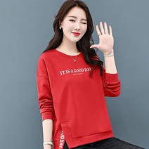 뉴욕멋쟁이 굿데이 트임 맨투맨 여성맨투맨 여성긴팔티