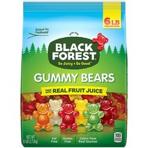 Black Forest 블랙 포레스트 베어 젤리 6lb(2.72kg) Gummy Bears Candy, 2.72g, 1개