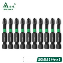 드릴비트 스크류 드라이버 마그네틱 세트 목공 임팩 전동, 7.50MMX10