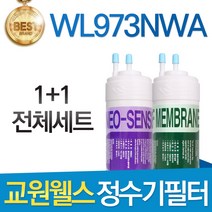 교원웰스 WL973NWA 고품질 정수기 필터 호환 전체세트, 선택1 - 전체세트(1+1=2개)