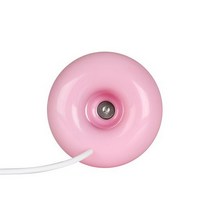 공기청정기 미니 휴대용 도넛 USB 공기 가습기 정수기 가정용 아로마 디퓨저 스팀, 01 WHITE