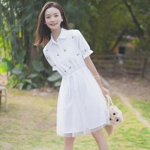 세련된 여성스런원피스 여성플레어허리밴딩원피스 봄하객룩 직장인룩 커리어우먼스타일 간편한스타일링 오피스룩원피스 여성스러운 여성 통통걸