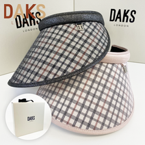 [정품] 닥스 썬캡 여성 잔체크 시그니처