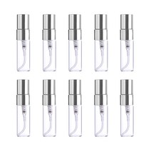 27리빙 간편한 충전 휴대용 향수 공병, 투명 실버5ml 10개